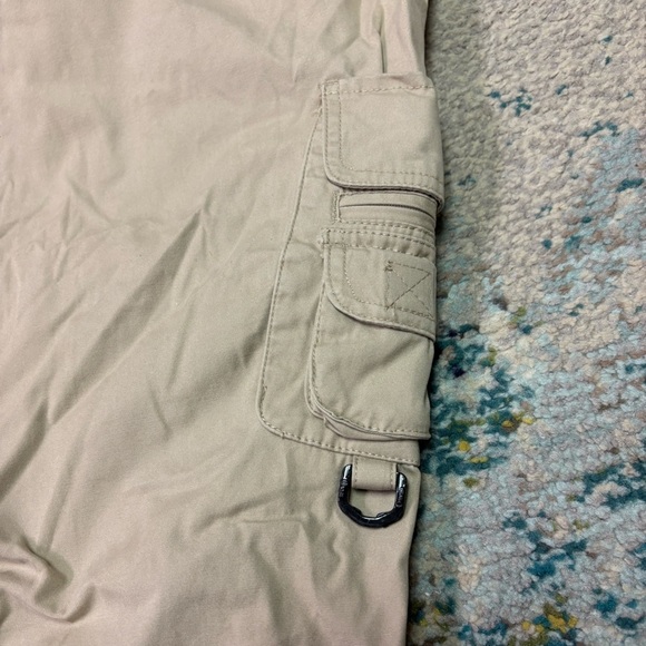 Orvis Cargo Pants Mens Beige Tan Utility Pockets Safari Fishing Gorpcore Size 40 - Picture 10 of 12